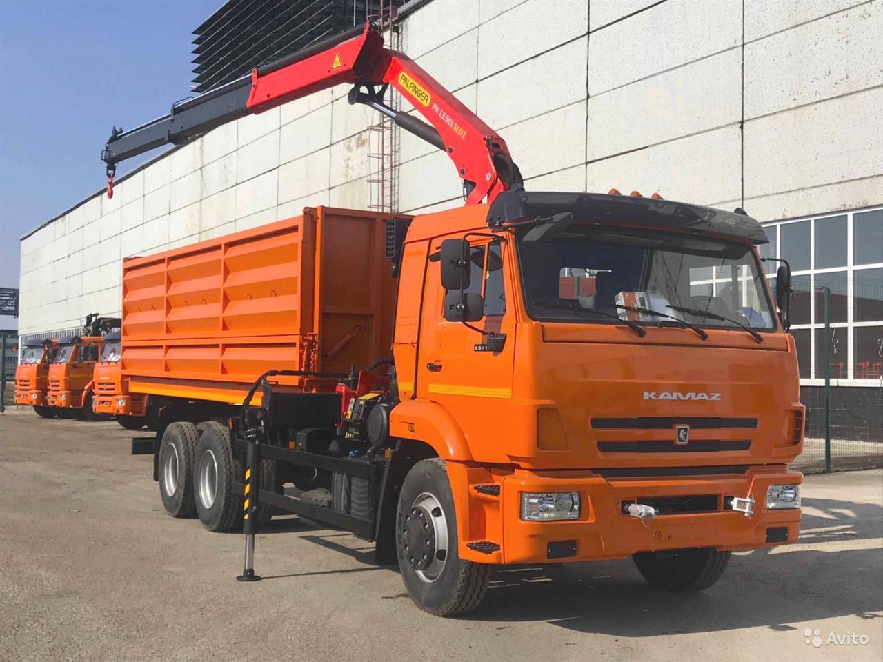 Самосвал КАМАЗ 65115 с КМУ Palfinger INMAN IM-150N